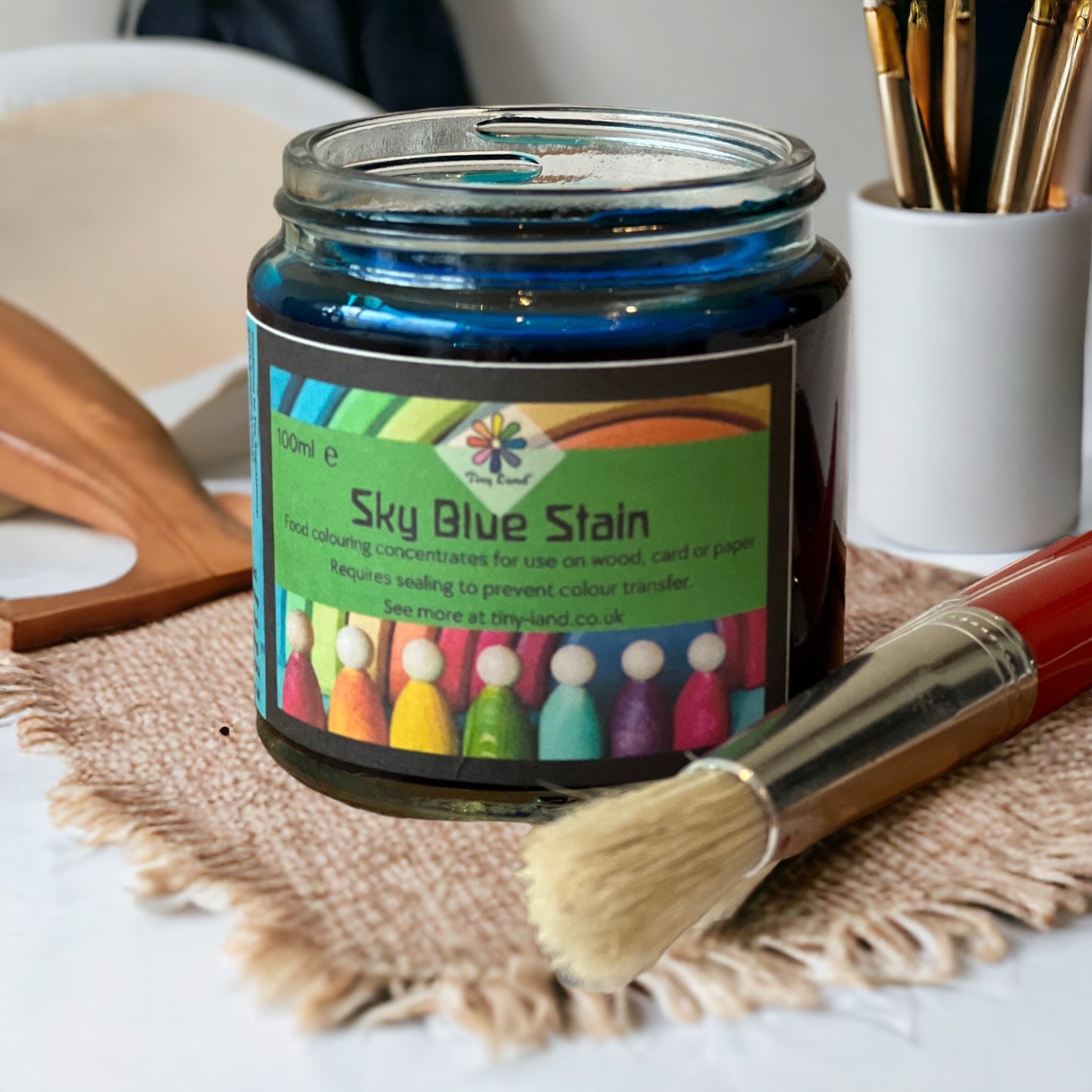 Sky Blue Wood Dye/Stain (100ml)