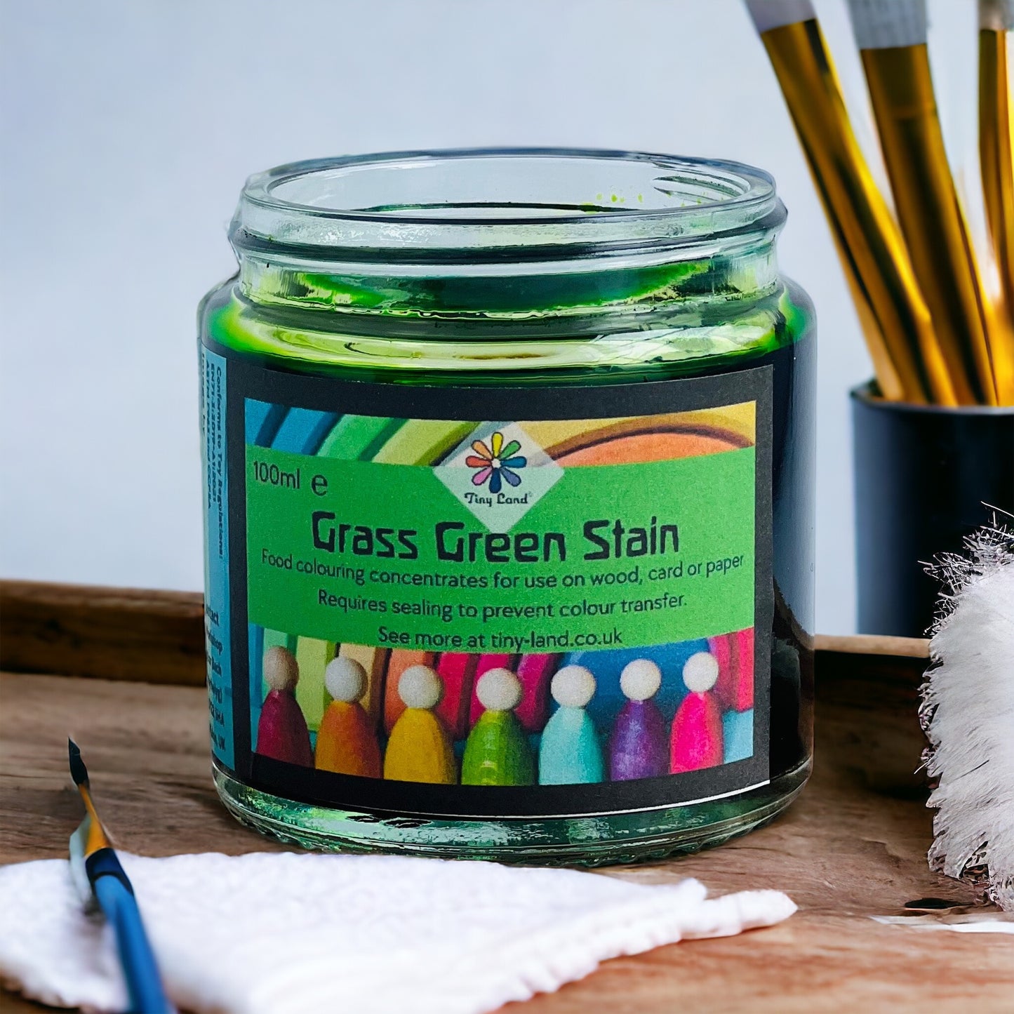 Grass Green Wood Dye/Stain(100ml)